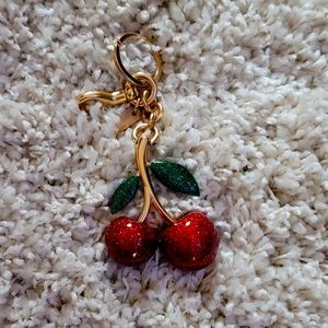 New Coach Cherry Key Chain